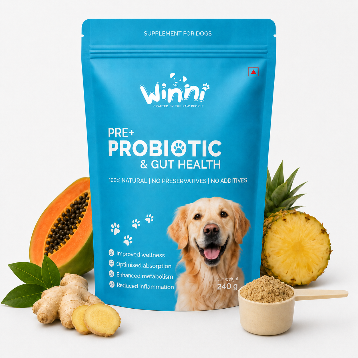 Pre + Probiotics & Gut Health Supplement for Dogs