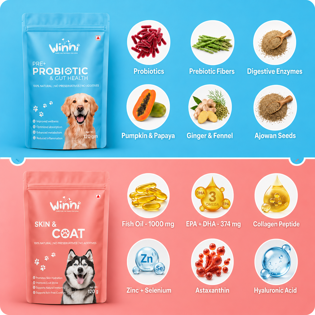 Probiotics + Skin & Coat Bundle
