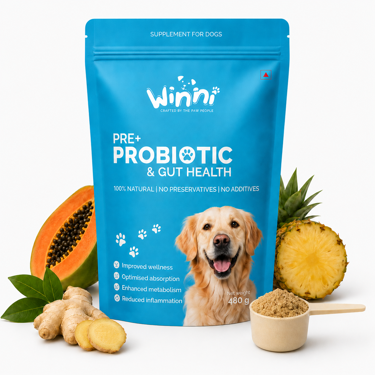 Pre + Probiotics & Gut Health Supplement for Dogs